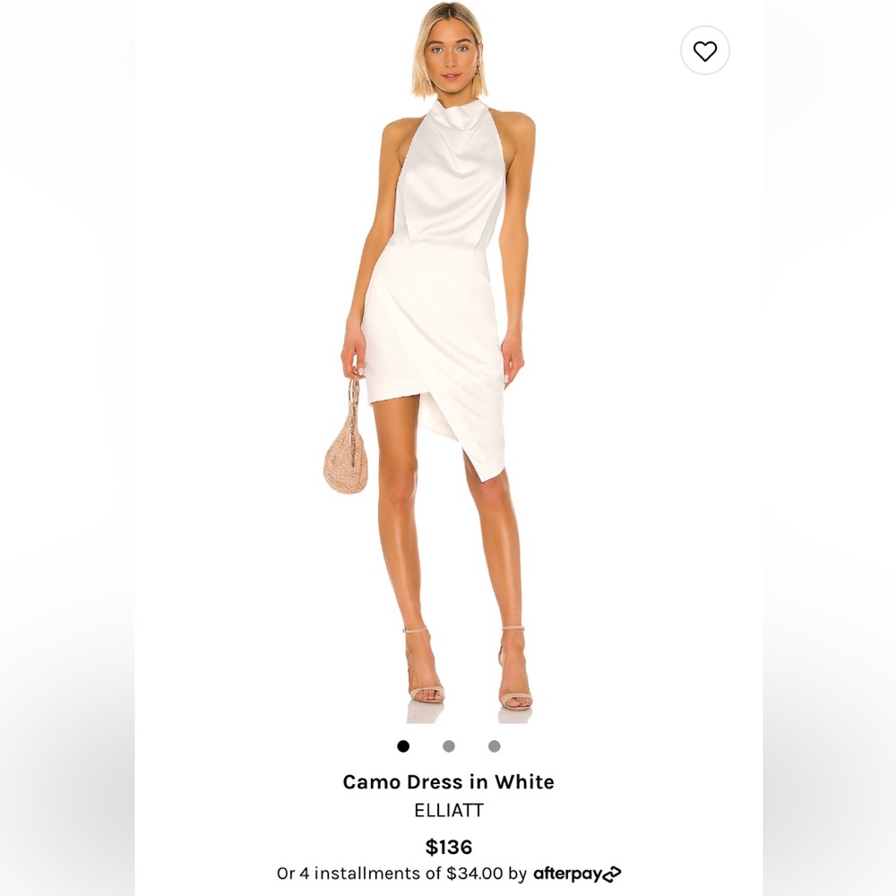 ELLIATT - Camo Dress in White